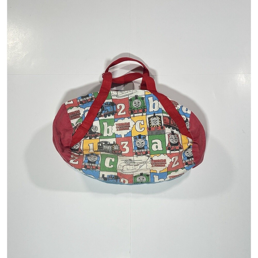 VTG 80s Thomas The Tank Engine Thomas And Friends Tote Bag Small Duffle Bag 90s
